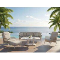 Lesli Living Lounge-Set Marseille 5er-Set beige 4