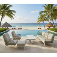 Lesli Living Lounge-Set Marseille 5er-Set beige 6