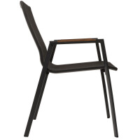 Lesli Living Stapelsessel Taragona Teak Negro 3