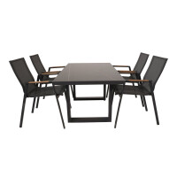 Lesli Living Stapelsessel Taragona Teak Negro 6