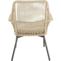 Lesli Living Stapelstuhl Silas Beige im 4er-Set Rope beige 6