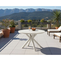 Lesli Living Diningtisch DAVOS CREMA ø118cm 4