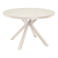 Lesli Living Diningtisch DAVOS CREMA ø118cm 5