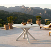 Lesli Living Diningtisch DAVOS CREMA ø118cm 7
