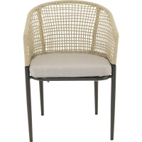 Lesli Living Garten - Stuhl Kioto Beige im 2er-Set 4