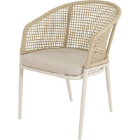 Lesli Living Garten - Stuhl Kioto Crema Beige im 2er-Set 3