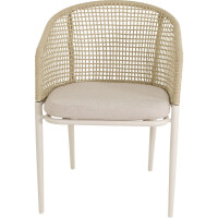 Lesli Living Garten - Stuhl Kioto Crema Beige im 2er-Set 4