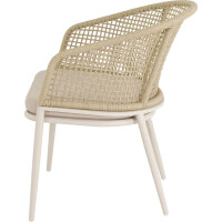 Lesli Living Garten - Stuhl Kioto Crema Beige im 2er-Set 5