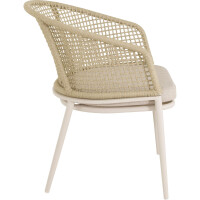 Lesli Living Garten - Stuhl Kioto Crema Beige im 2er-Set 7