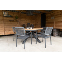 Lesli Living Stapelstuhl Vitolini grau 5