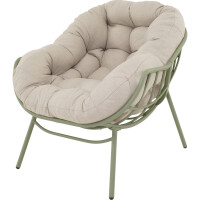 Lesli Living Relaxsessel Cozy Beige hellgrün/hellbeige 