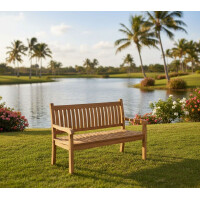 Lesli Living Teak Landhausbank Hastings 150 cm 4