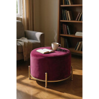 Haku Hocker aus MDF mit Textilge gallery 10_2nd