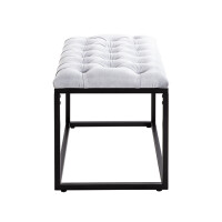 Haku Hocker aus Stahlrohr in schwarz lackiert, Sitzfläc