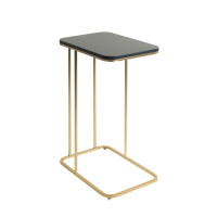 Haku Beistelltisch aus Stahlrohr in gold gallery