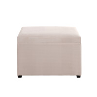 Haku Sitztruhe aus MDF mit Textilgewebe aus Cord in creme be