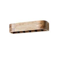 Haku Wandgarderobe aus Massivholz naturb gallery