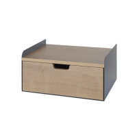 Haku Wandkonsole aus Metall in anthrazit gallery