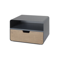 Haku Wandkonsole aus Metall in anthrazit gallery