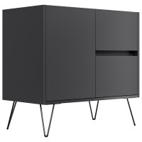 Posseik Sideboard Industrial C 80 cm Grafit 3
