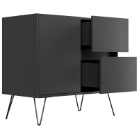 Posseik Sideboard Industrial C 80 cm Grafit 4