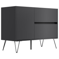 Posseik Sideboard Industrial S 100 cm Grafit 3