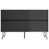 Posseik Sideboard Industrial E 120 cm Grafit 5