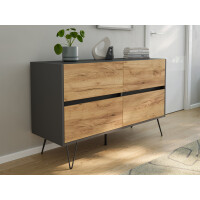 Posseik Sideboard Industrial E 120 cm Gr gallery