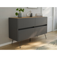 Posseik Sideboard Industrial E 120 cm Gr gallery