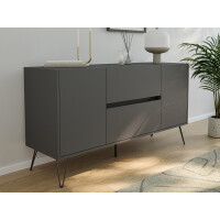 Posseik Sideboard Industrial F 140 cm Gr gallery