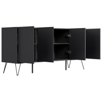 Posseik Sideboard Industrial H 155 cm Grafit 4