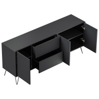 Posseik Sideboard Industrial I 180 cm Grafit