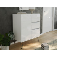 Posseik Sideboard Industrial K 80 cm Wei gallery