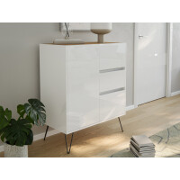 Posseik Sideboard Industrial K 80 cm Wei gallery