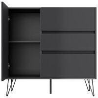 Posseik Sideboard Industrial L 100 cm Grafit 5