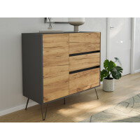Posseik Sideboard Industrial L 100 cm Gr gallery