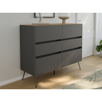 Posseik Sideboard Industrial M 120 cm Gr gallery