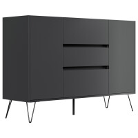 Posseik Sideboard Industrial N 140 cm Grafit 3