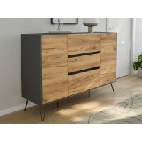 Posseik Sideboard Industrial N 140 cm Gr gallery