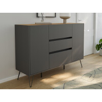 Posseik Sideboard Industrial N 140 cm Gr gallery