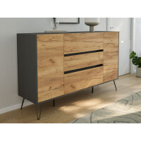 Posseik Sideboard Industrial O 155 cm Gr gallery