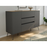 Posseik Sideboard Industrial O 155 cm Gr gallery