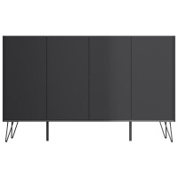 Posseik Sideboard Industrial P 155 cm Grafit 5