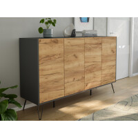 Posseik Sideboard Industrial P 155 cm Gr gallery
