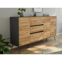 Posseik Sideboard Industrial Q 180 cm Gr gallery