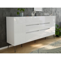 Posseik Sideboard Industrial R200 cm Wei gallery