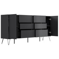 Posseik Sideboard Industrial R200 cm Grafit 4