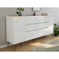 Posseik Sideboard Industrial R200 cm Wei gallery