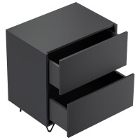 Posseik Nachttisch Industrial A 60 cm Grafit 3
