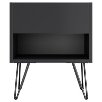 Posseik 2er Nachttisch-Set Industrial B 40 cm Grafit 5